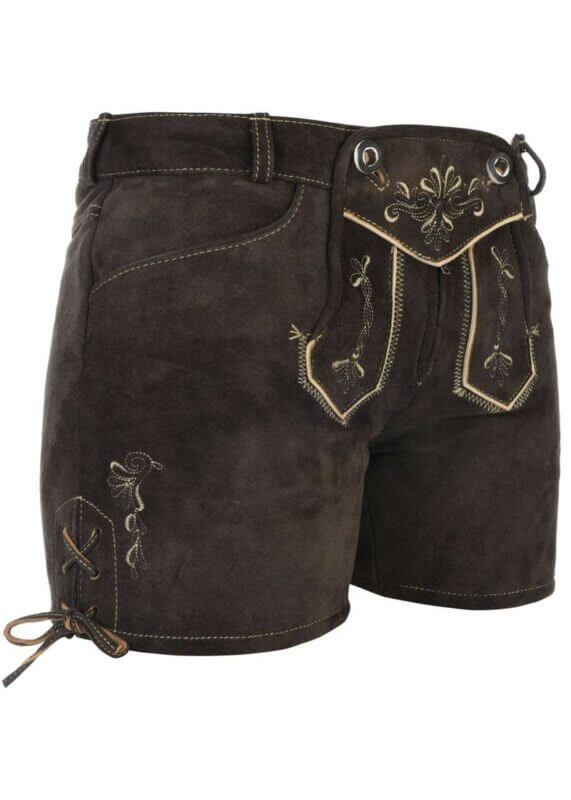 Anna Brown Shorts Lederhosen