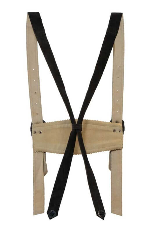 Dark Grey Suspenders For Lederhosen