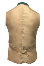 Golden Brown Leather Bavarian Waistcoat