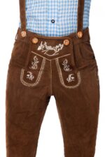 Ladies Brown Kniebund Lederhosen