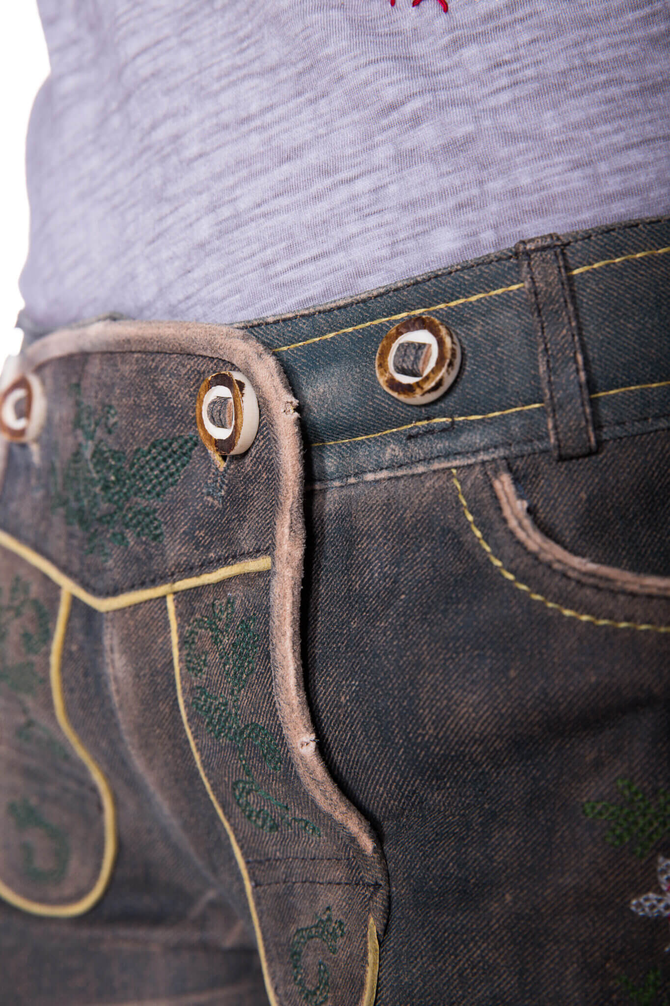 Women’s Black Alpine Lederhosen