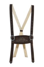 Lederhosen Standard Brown Suspenders