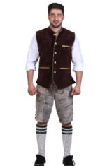 Men's German Brown Waistcoat
