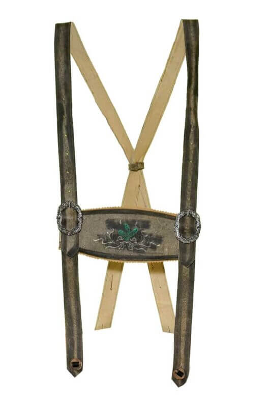 Traditional Bistered Lederhosen Suspenders