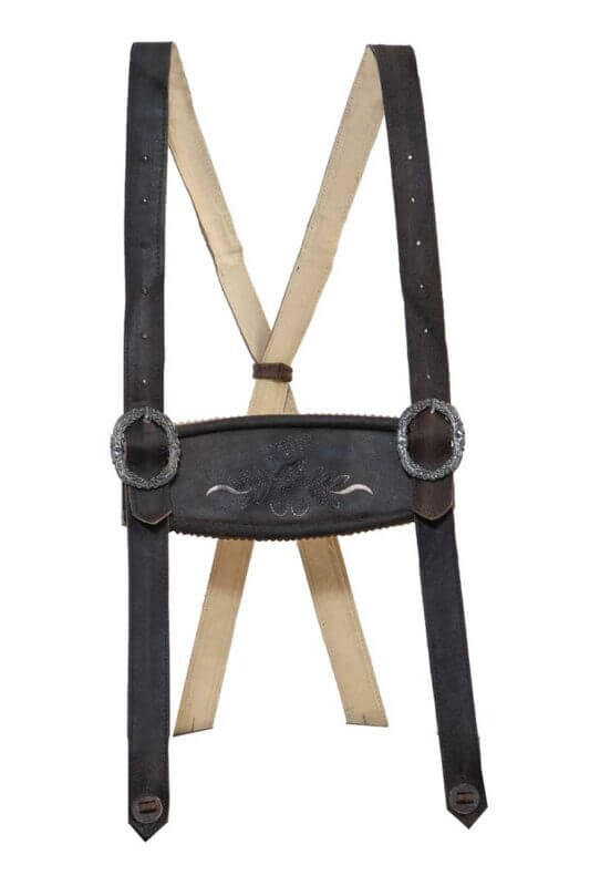 Untamed Brown Bavarian Suspenders