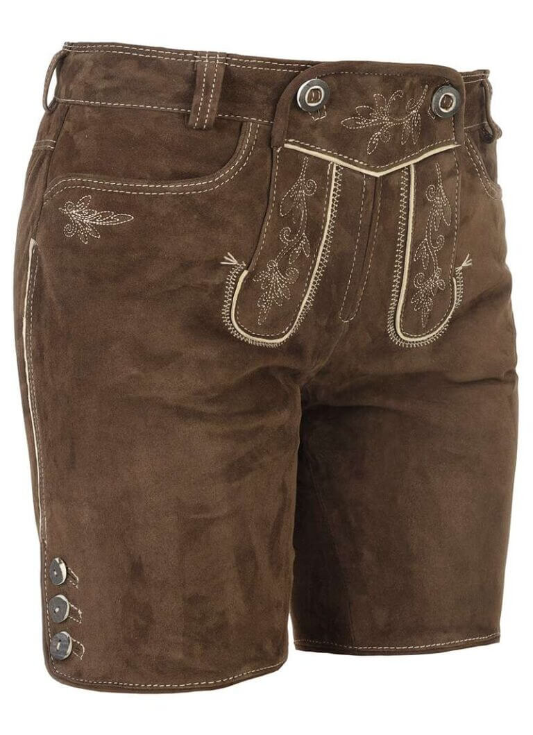Women’s Brown Suede Lederhosen