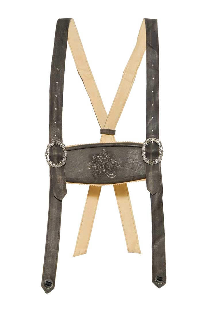 Authentic Black Suspenders For Lederhosen Authentic Black Suspenders For Lederhosen