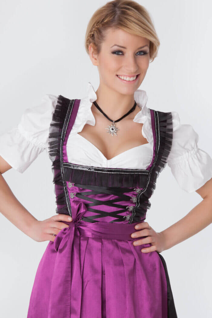 Amber Stylish Dirndl for Oktoberfest Alpen Lederhosen