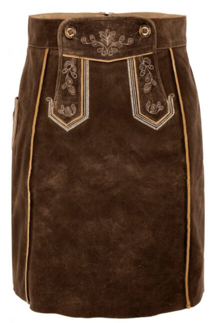 Bavarian Women's Genuine Leather Skirt