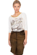 Hilda German Goat Suede Skirt
