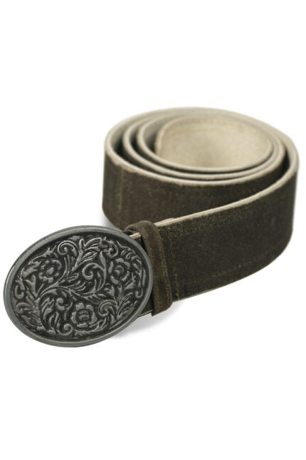 Antique Buckle Bavarian Lederhosen Belt