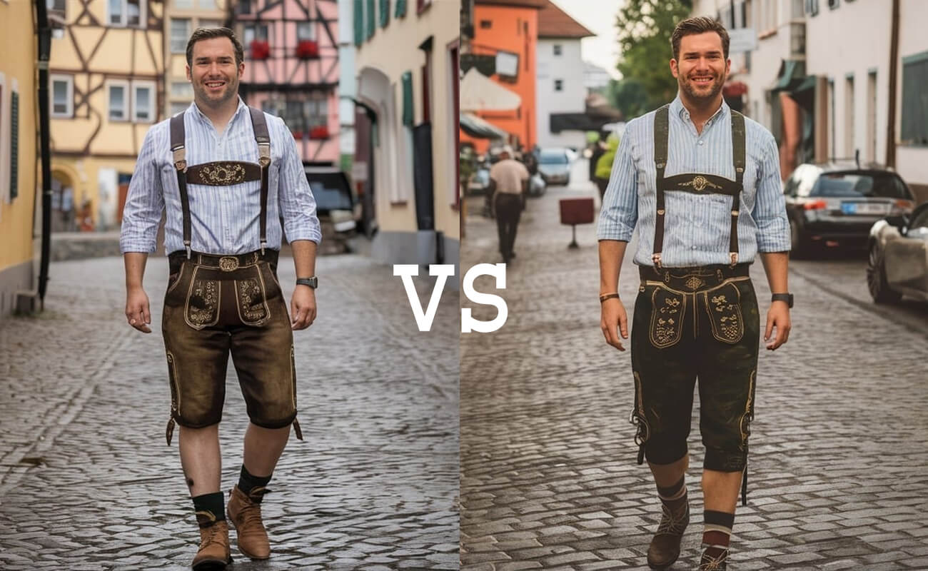 Difference Between Lederhosen & Bundhosen