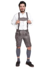 Male Authentic Black Lederhosen-Christoph Lederhosen