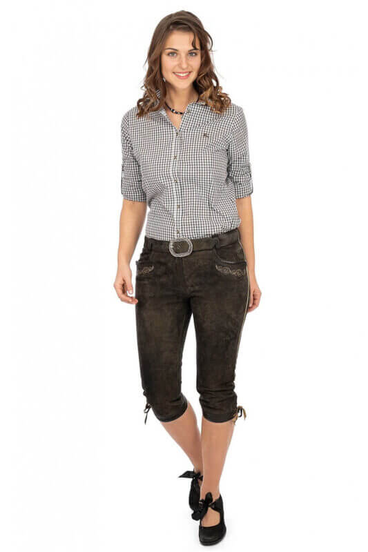 German Heidi Klum Ladies Lederhosen