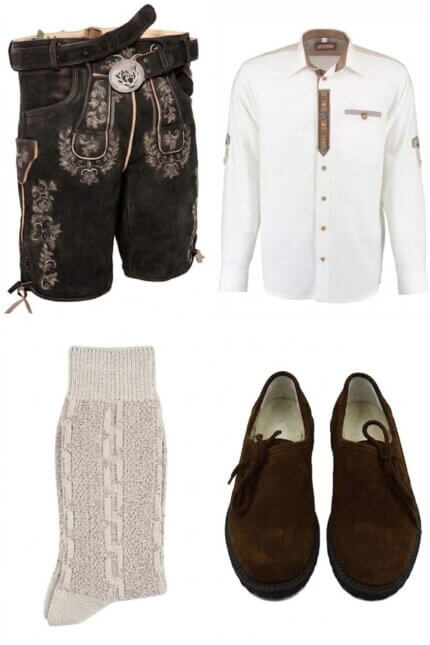 Kroos Oktoberfest Lederhosen Outfit Set