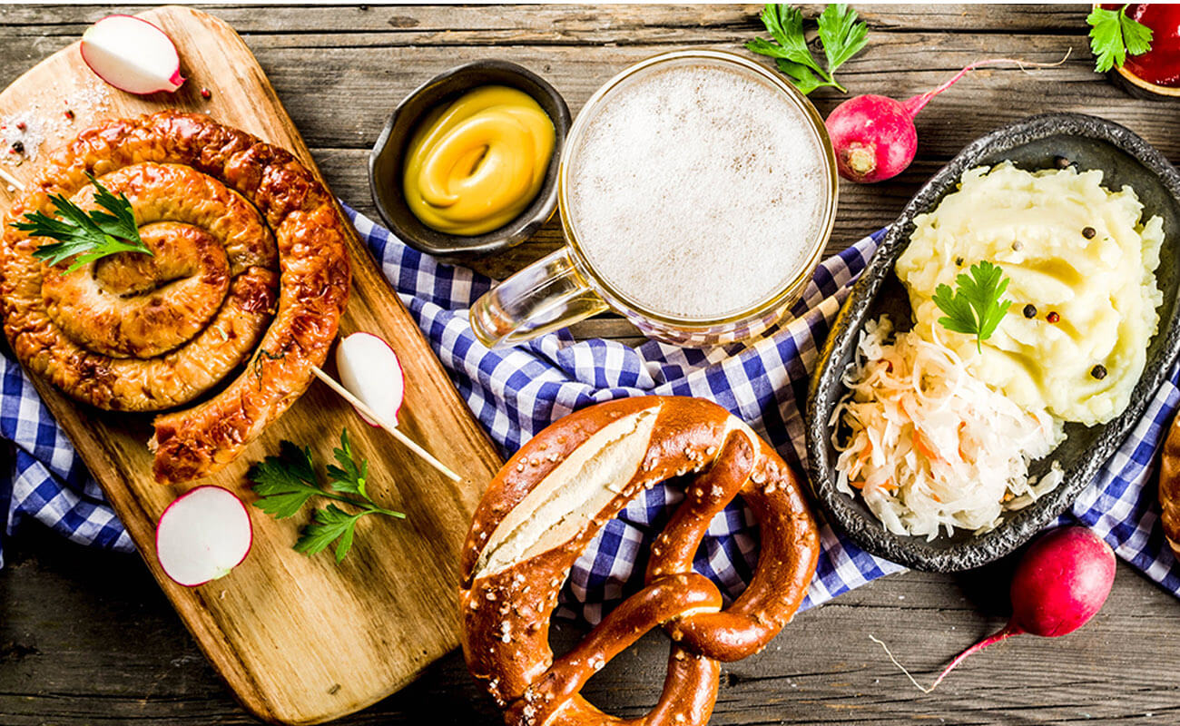 Local Bavarian Cuisine at Oktoberfest Newcastle 2024 Food