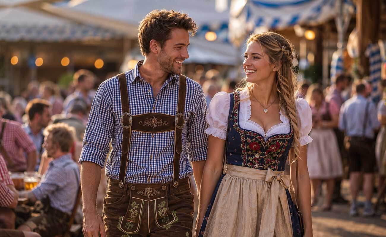 Traditional German Attire for Oktoberfest