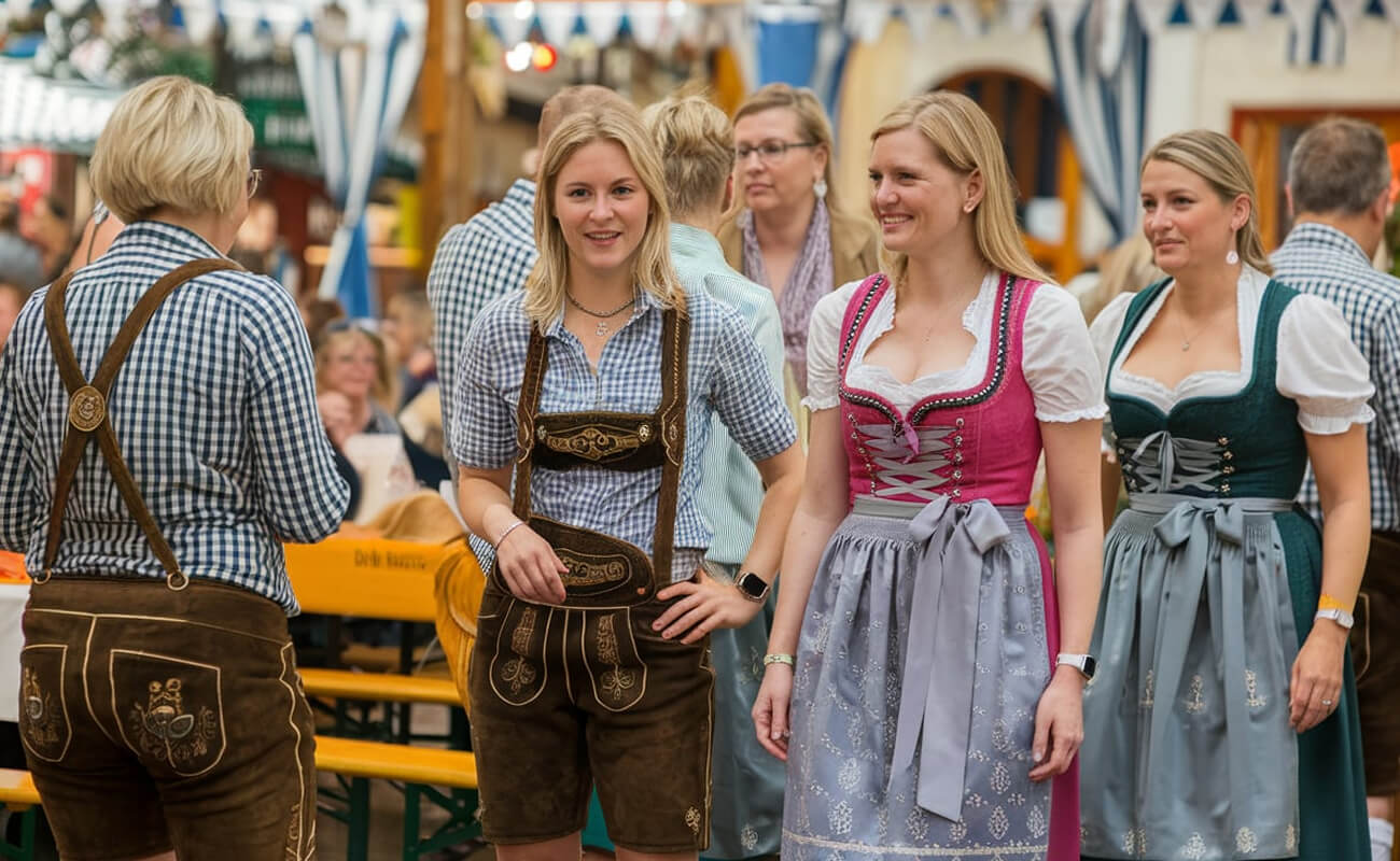 Women's Traditional Bavarian Clothing for Festivals