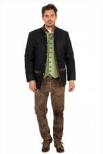 Heritage Black Wool Trachten Jacket