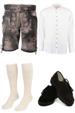 Alpine Male German Lederhosen Outfit Set