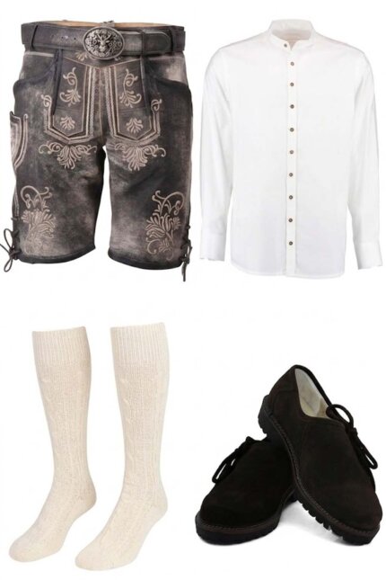 Alpine Male German Lederhosen Outfit Set